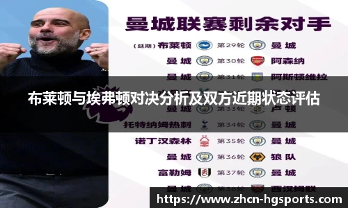 布莱顿与埃弗顿对决分析及双方近期状态评估